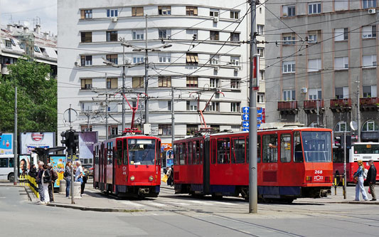 Belgrade KT4 Tram - www.spimplonpc.co.uk - Photo: ©Ian Boyle 17th May 2016