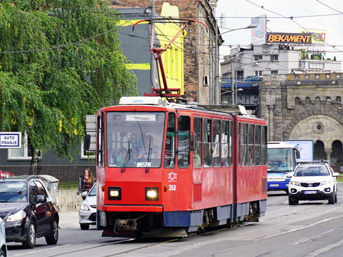 Belgrade KT4 Tram - www.spimplonpc.co.uk - Photo: ©Ian Boyle 17th May 2016