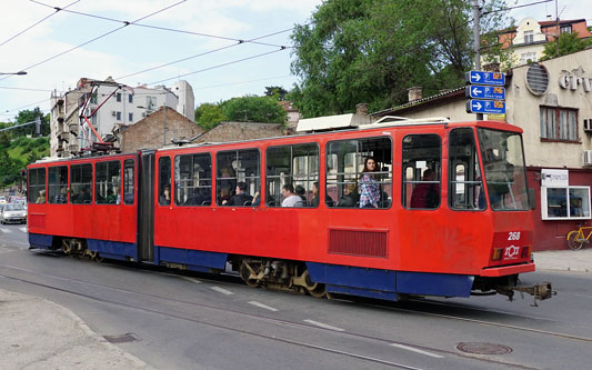 Belgrade KT4 Tram - www.spimplonpc.co.uk - Photo: ©Ian Boyle 17th May 2016