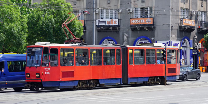 Belgrade KT4 Tram - www.spimplonpc.co.uk - Photo: ©Ian Boyle 17th May 2016