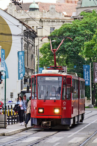 Belgrade KT4 Tram - www.spimplonpc.co.uk - Photo: ©Ian Boyle 17th May 2016