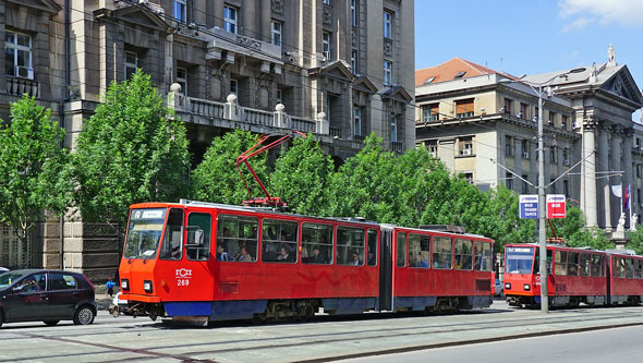 Belgrade KT4 Tram - www.spimplonpc.co.uk - Photo: ©Ian Boyle 17th May 2016