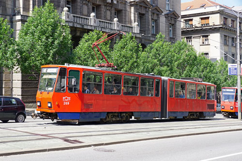 Belgrade KT4 Tram - www.spimplonpc.co.uk - Photo: ©Ian Boyle 17th May 2016