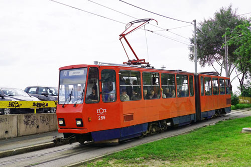 Belgrade KT4 Tram - www.spimplonpc.co.uk - Photo: ©Ian Boyle 17th May 2016