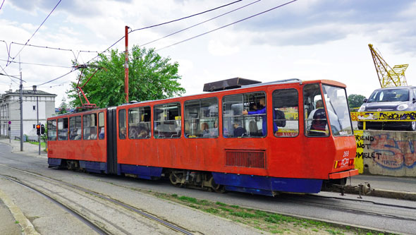 Belgrade KT4 Tram - www.spimplonpc.co.uk - Photo: ©Ian Boyle 17th May 2016