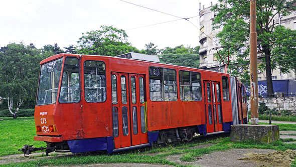 Belgrade KT4 Tram - www.spimplonpc.co.uk - Photo: ©Ian Boyle 17th May 2016