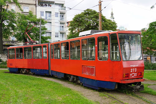 Belgrade KT4 Tram - www.spimplonpc.co.uk - Photo: ©Ian Boyle 17th May 2016