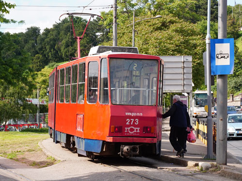 Belgrade KT4 Tram - www.spimplonpc.co.uk - Photo: ©Ian Boyle 17th May 2016