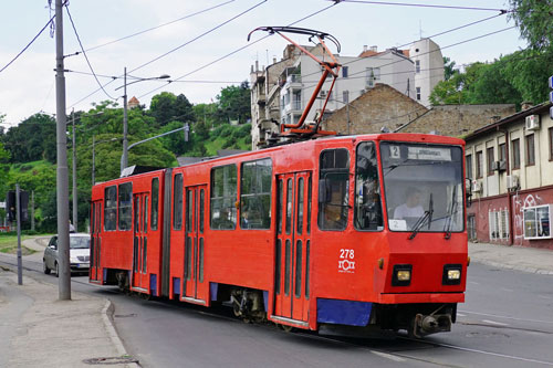 Belgrade KT4 Tram - www.spimplonpc.co.uk - Photo: ©Ian Boyle 17th May 2016