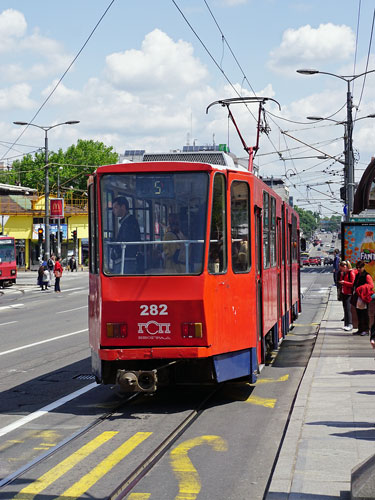 Belgrade KT4 Tram - www.spimplonpc.co.uk - Photo: ©Ian Boyle 17th May 2016