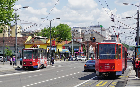 Belgrade KT4 Tram - www.spimplonpc.co.uk - Photo: ©Ian Boyle 17th May 2016