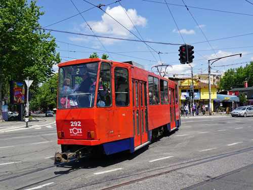 Belgrade KT4 Tram - www.spimplonpc.co.uk - Photo: ©Ian Boyle 17th May 2016