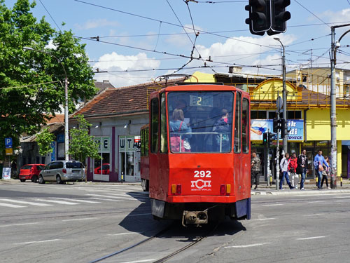 Belgrade KT4 Tram - www.spimplonpc.co.uk - Photo: ©Ian Boyle 17th May 2016