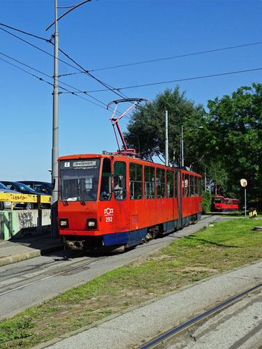 Belgrade KT4 Tram - www.spimplonpc.co.uk - Photo: ©Ian Boyle 17th May 2016