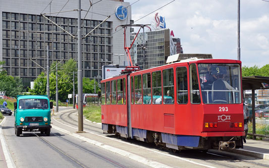 Belgrade KT4 Tram - www.spimplonpc.co.uk - Photo: ©Ian Boyle 17th May 2016