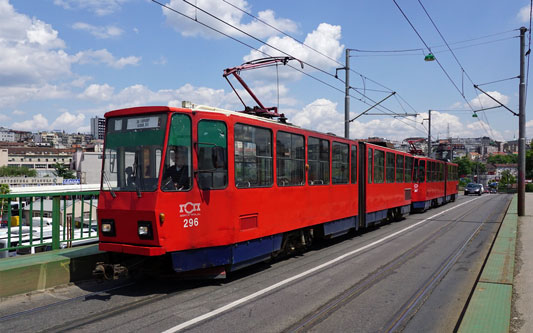 Belgrade KT4 Tram - www.spimplonpc.co.uk - Photo: ©Ian Boyle 17th May 2016