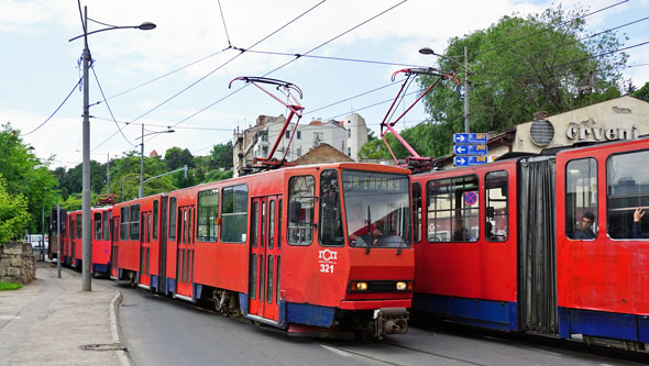 Belgrade KT4 Tram - www.spimplonpc.co.uk - Photo: ©Ian Boyle 17th May 2016