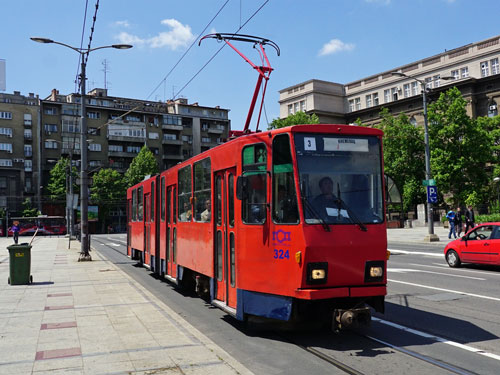 Belgrade KT4 Tram - www.spimplonpc.co.uk - Photo: ©Ian Boyle 17th May 2016