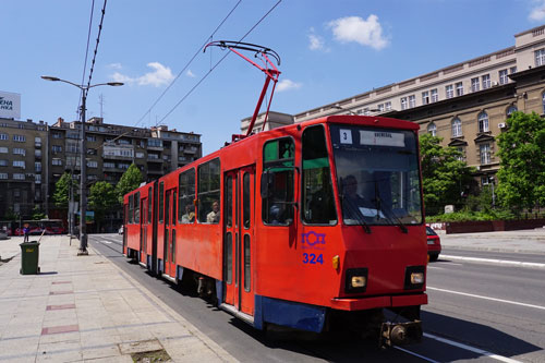 Belgrade KT4 Tram - www.spimplonpc.co.uk - Photo: ©Ian Boyle 17th May 2016