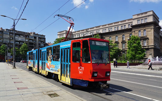 Belgrade KT4 Tram - www.spimplonpc.co.uk - Photo: ©Ian Boyle 17th May 2016