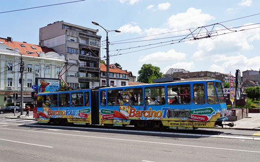 Belgrade KT4 Trams - www.simplonpc.co.uk - Photo: Ian Boyle 17th May 2016