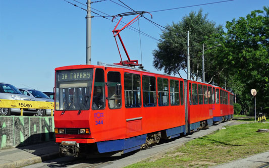 Belgrade KT4 Tram - www.spimplonpc.co.uk - Photo: ©Ian Boyle 17th May 2016