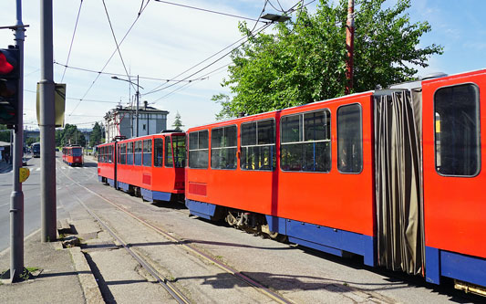 Belgrade KT4 Tram - www.spimplonpc.co.uk - Photo: ©Ian Boyle 17th May 2016