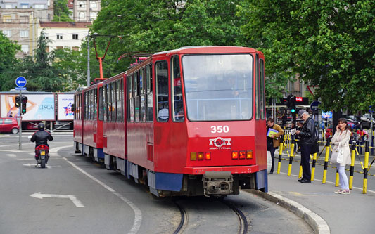 Belgrade KT4 Tram - www.spimplonpc.co.uk - Photo: ©Ian Boyle 17th May 2016