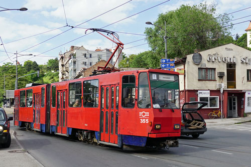 Belgrade KT4 Tram - www.spimplonpc.co.uk - Photo: ©Ian Boyle 17th May 2016