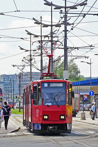 Belgrade KT4 Tram - www.spimplonpc.co.uk - Photo: ©Ian Boyle 17th May 2016