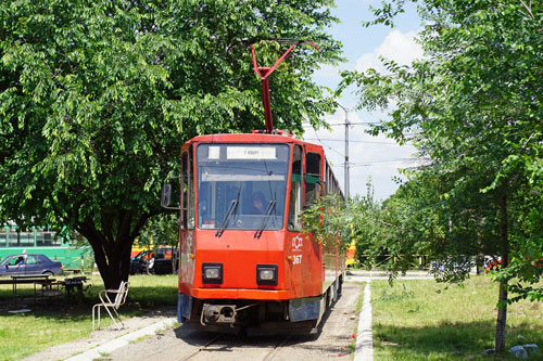 Belgrade KT4 Tram - www.spimplonpc.co.uk - Photo: ©Ian Boyle 17th May 2016