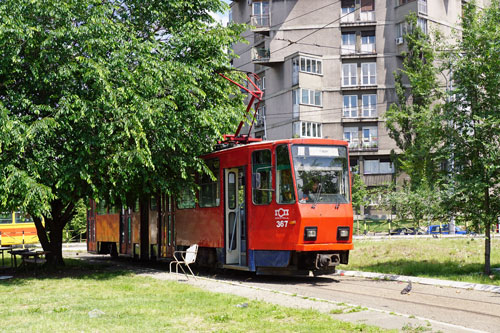 Belgrade KT4 Tram - www.spimplonpc.co.uk - Photo: ©Ian Boyle 17th May 2016