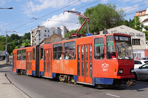 Belgrade KT4 Tram - www.spimplonpc.co.uk - Photo: ©Ian Boyle 17th May 2016