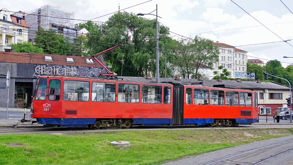 Belgrade KT4 Tram - www.spimplonpc.co.uk - Photo: ©Ian Boyle 17th May 2016