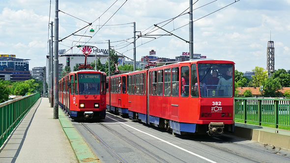 Belgrade KT4 Tram - www.spimplonpc.co.uk - Photo: ©Ian Boyle 17th May 2016