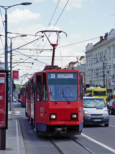 Belgrade KT4 Tram - www.spimplonpc.co.uk - Photo: ©Ian Boyle 17th May 2016