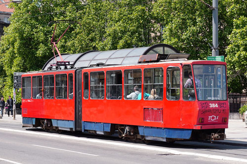 Belgrade KT4 Tram - www.spimplonpc.co.uk - Photo: ©Ian Boyle 17th May 2016