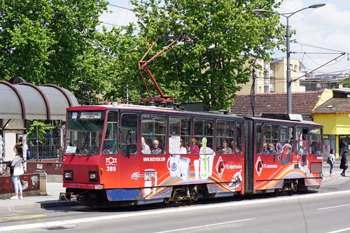 Belgrade KT4 Tram - www.spimplonpc.co.uk - Photo: ©Ian Boyle 17th May 2016