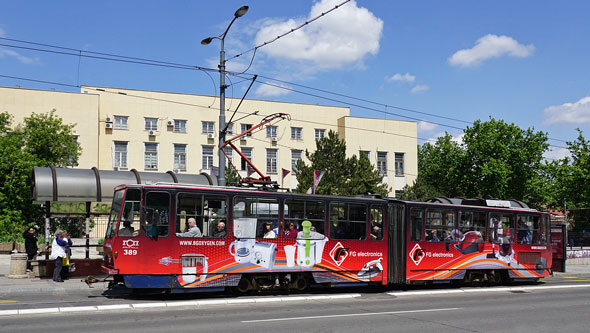 Belgrade KT4 Tram - www.spimplonpc.co.uk - Photo: ©Ian Boyle 17th May 2016