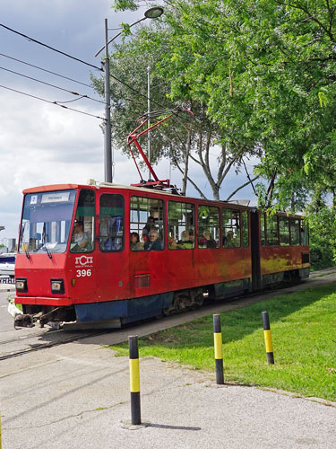 Belgrade KT4 Tram - www.spimplonpc.co.uk - Photo: ©Ian Boyle 17th May 2016