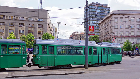 Belgrade ex-Basel Be4/6 Tram - www.spimplonpc.co.uk - Photo: ©Ian Boyle 17th May 2016