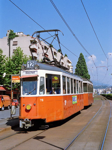Swiss Standard Tram - www.simplonpc.co.uk - Photo: ©1985 Ian Boyle