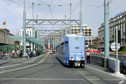 Swiss DAV Be4/6 Tram - www.simplonpc.co.uk - Photo: ©2004 Ian Boyle