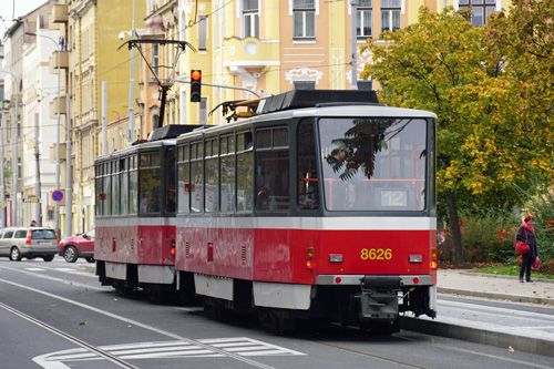 Prague Trams - Tatra T6A5 - www.simplonpc.co.uk