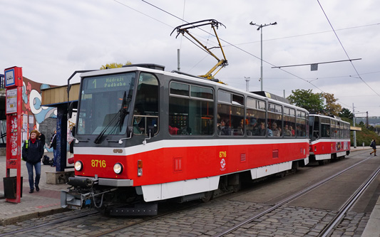 Prague Trams - Tatra T6A5 - www.simplonpc.co.uk
