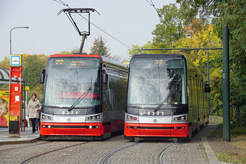 Prague Trams - Skoda 15T - www.simplonpc.co.uk